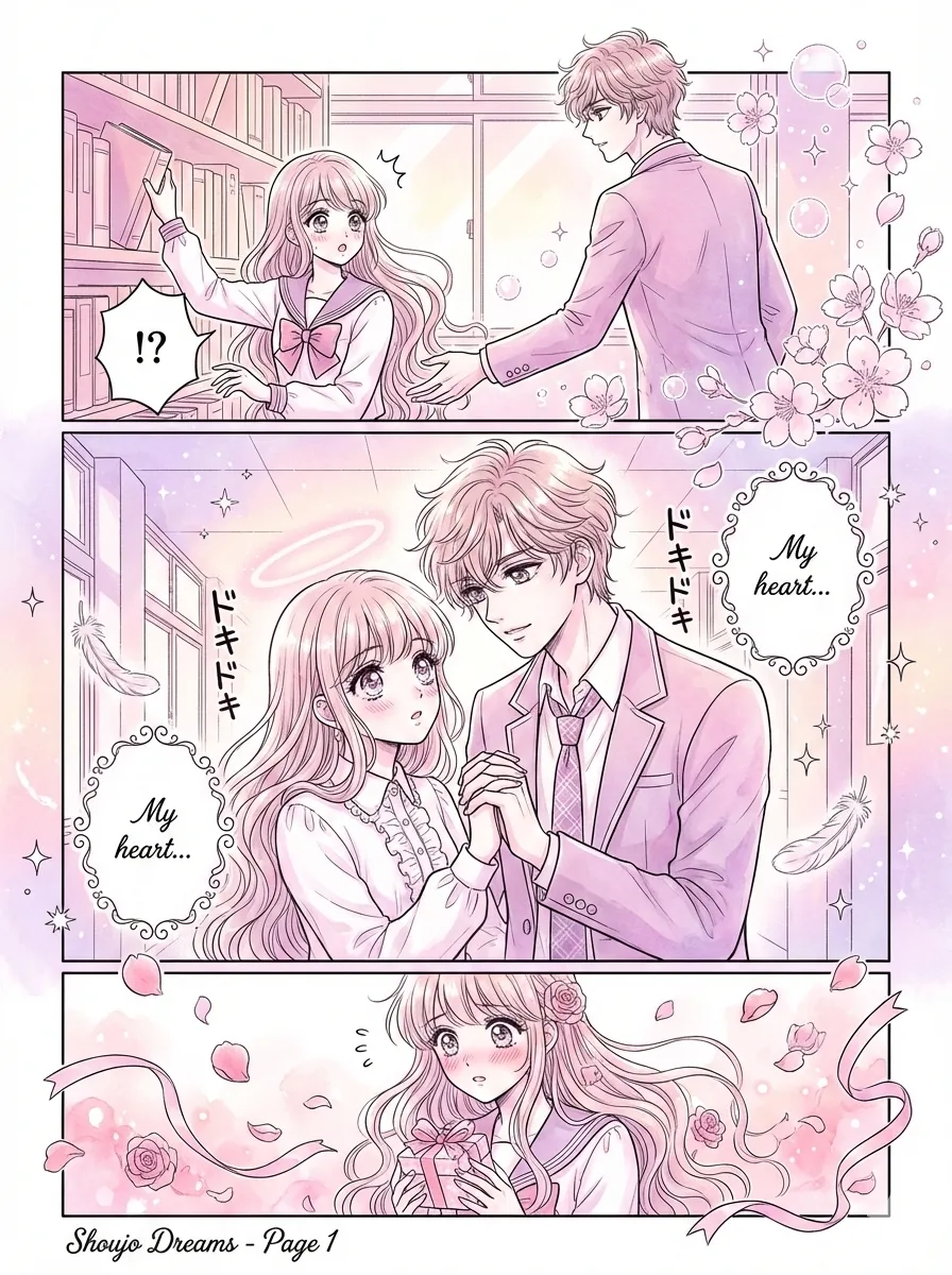 None — sample in shoujo style posted by Jim Liu