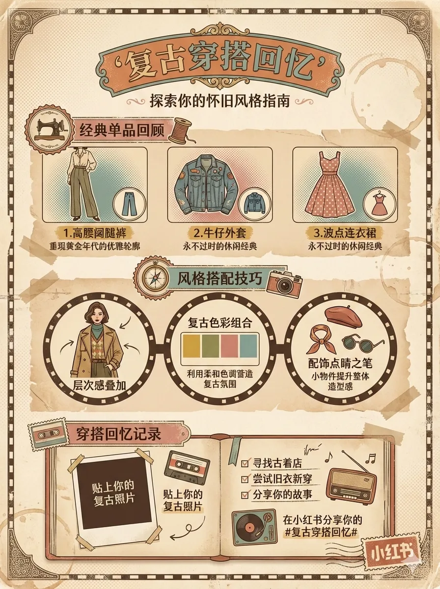 Xiaohongshu Image Creator — sample in retro style posted by Jim Liu