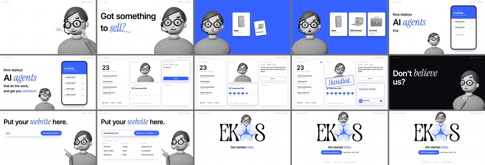 Launch film builder — example output in the Ekos-Labs/skills repo