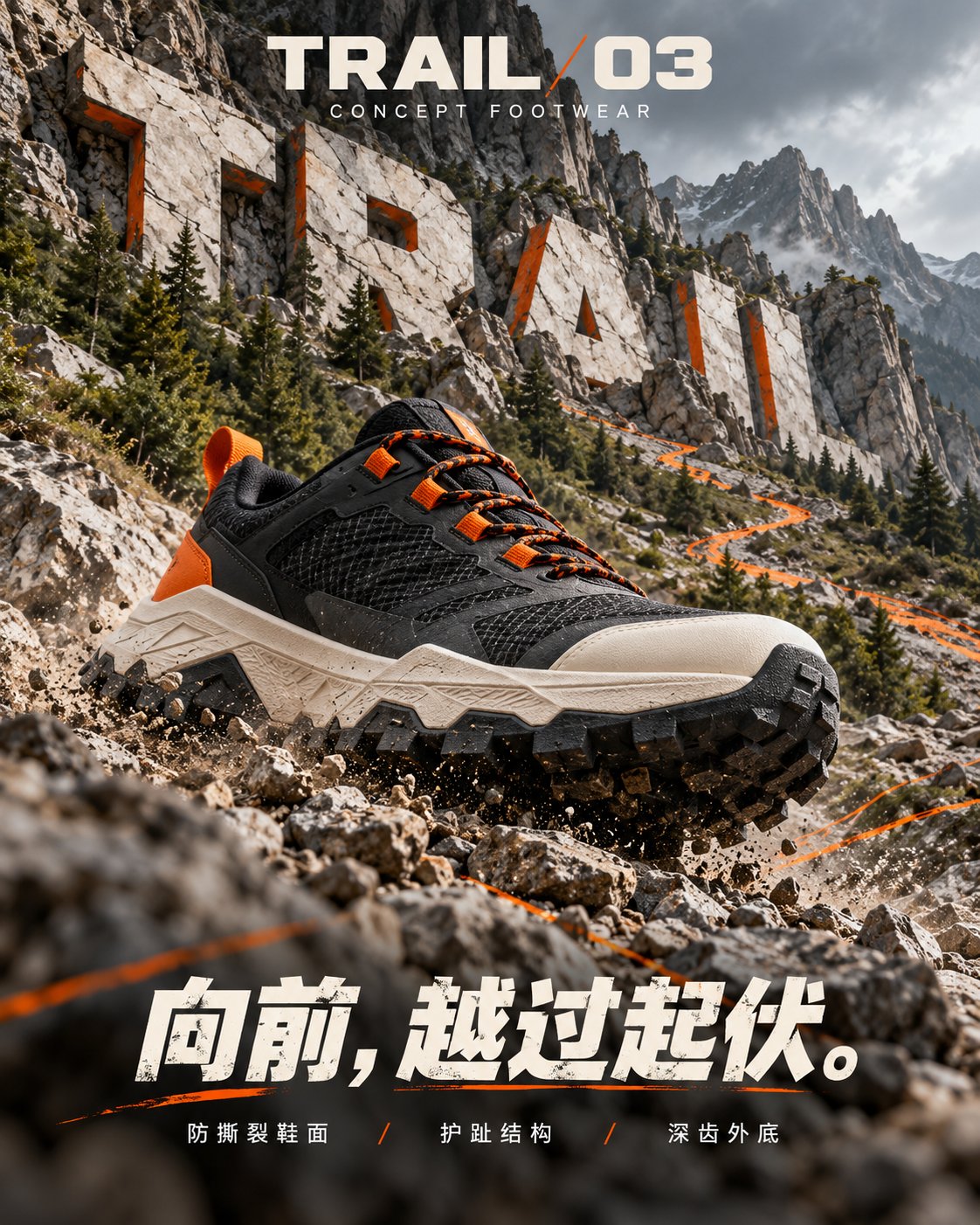 Product Marketing - GPT-2 Sneaker Ad Poster Prompt — sample posted by 蛋黄堡