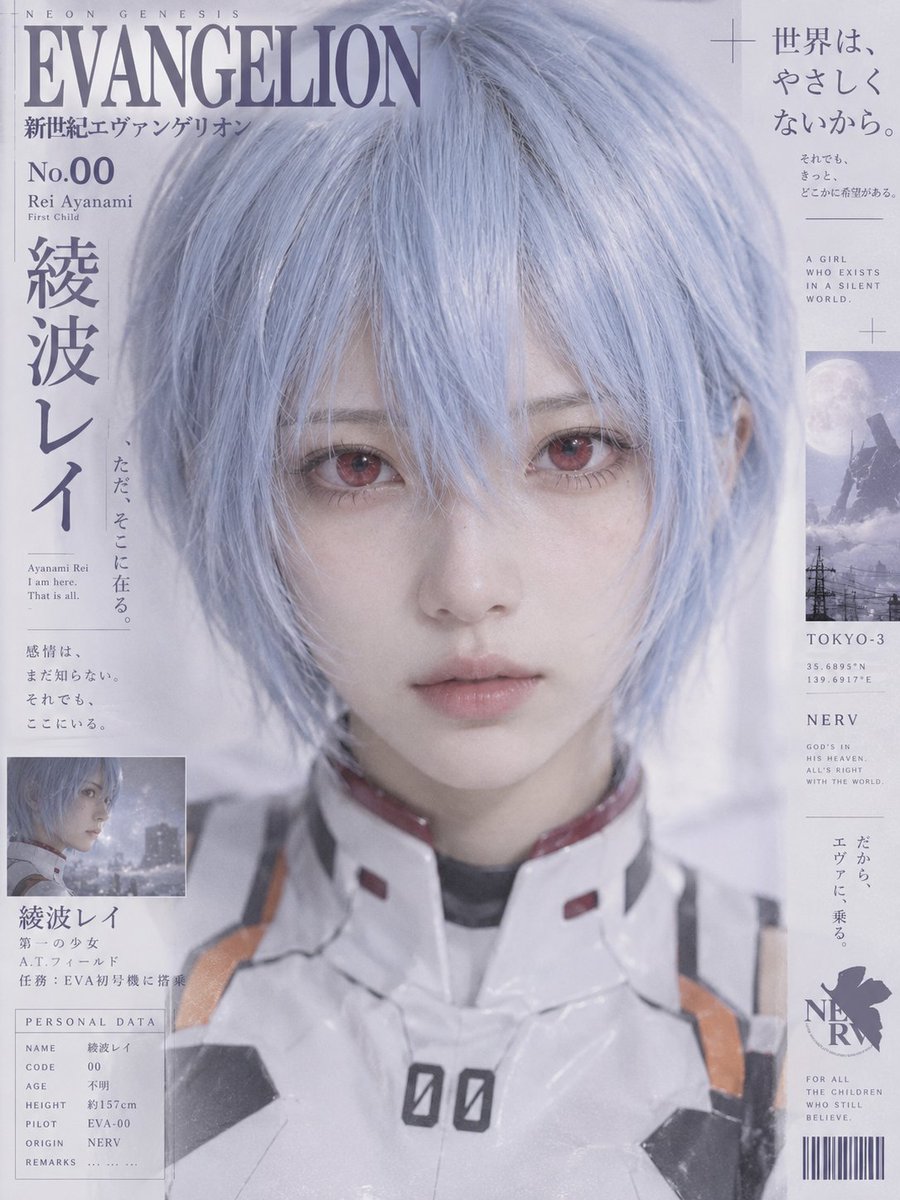 Profile / Avatar - Japanese Magazine Style Portrait with Foggy Purple Grey Tone — sample posted by VoxCat