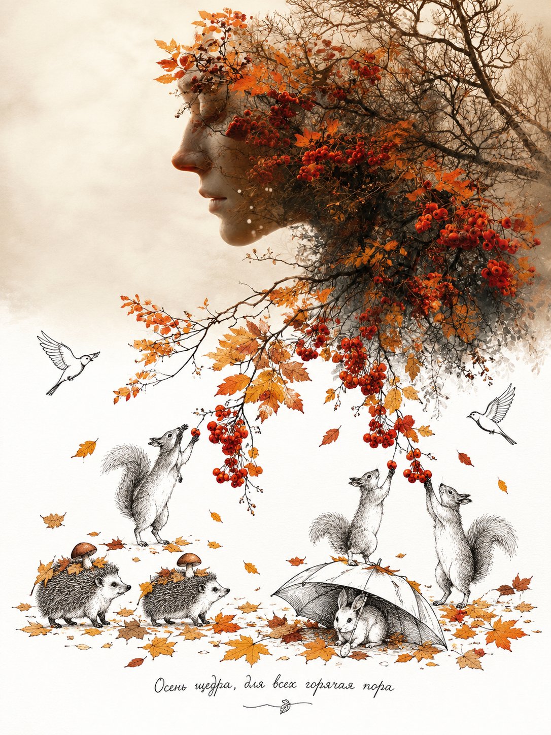 Social Media Post - Autumn Creative Plans Collage — sample posted by VERA 100%