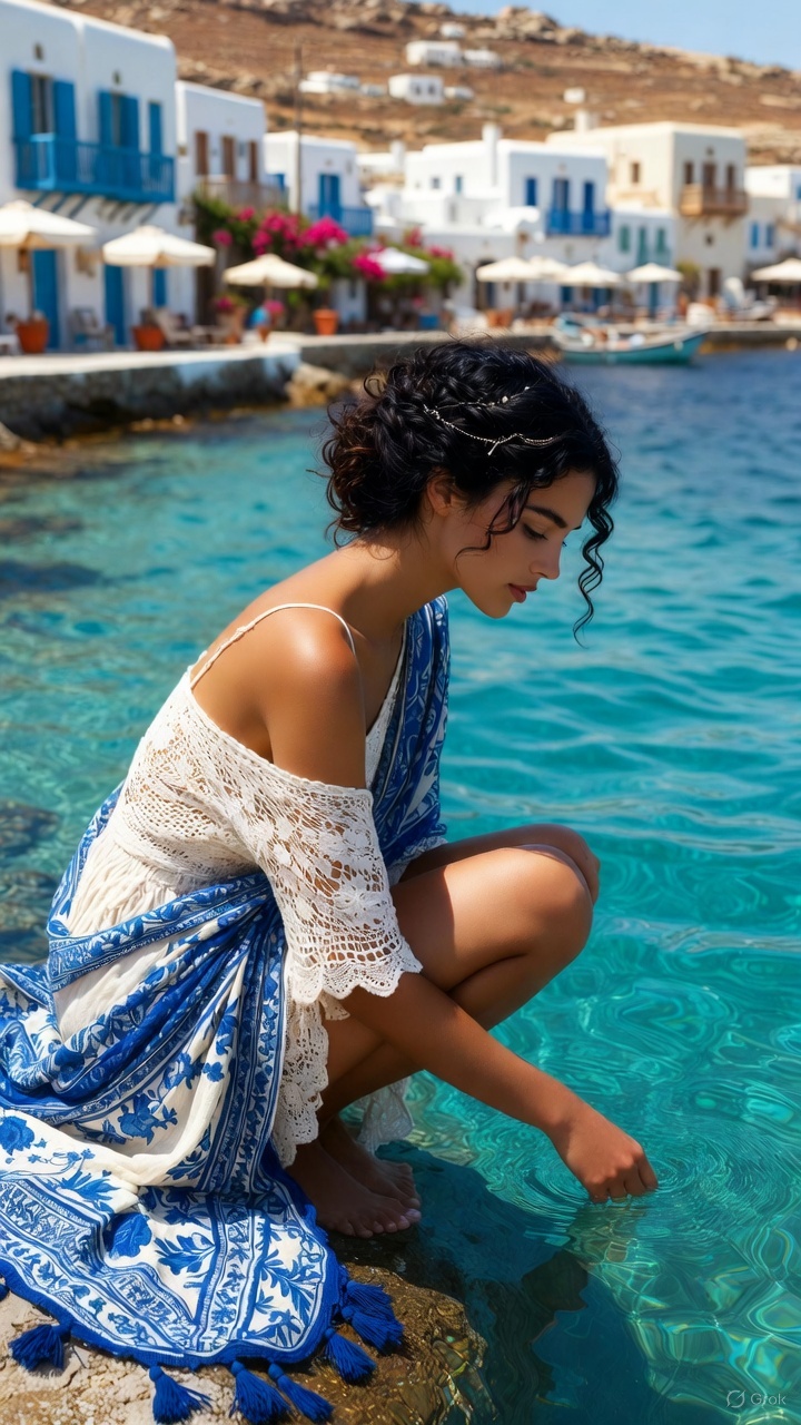 Social Media Post - Greek Island Travel Portrait Comparison — sample posted by Ayushi Srivastava