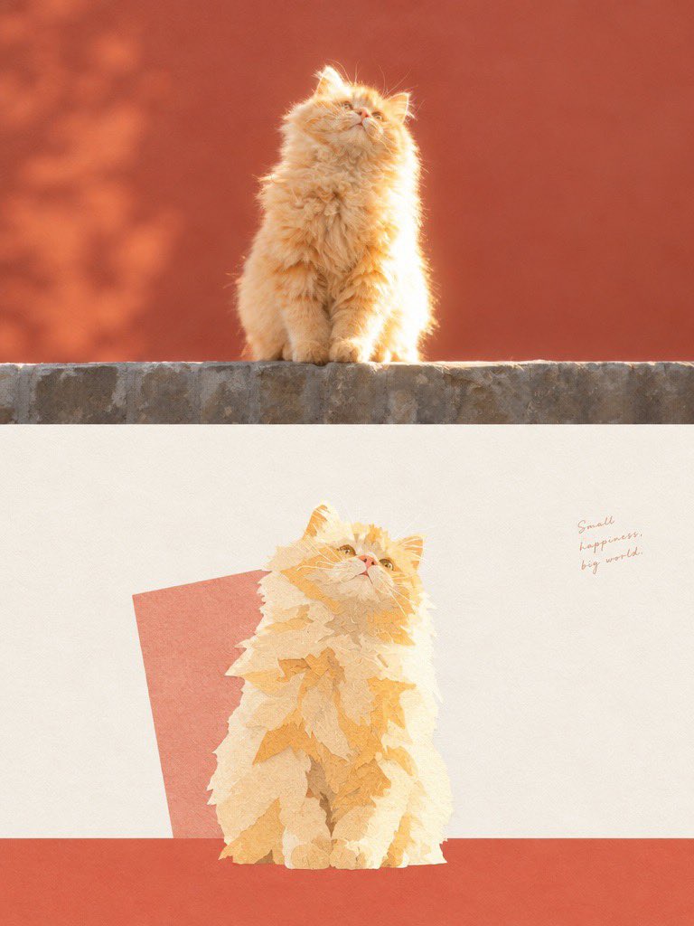 Social Media Post - Premium Editorial Poster with Cut-Paper Collage Lower Half — sample posted by Sairah